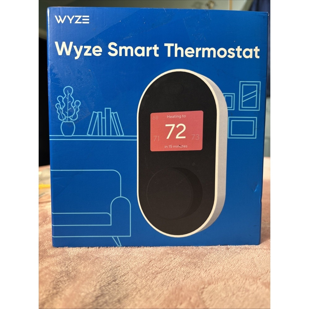 WYZE Smart Wifi Thermostat for Home w/ App Control, Alexa, Google, IFTTT Wtherm